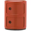 Image de Kartell - Rangement Componibili - Orange - ABS - Designer Anna Castelli Ferrieri