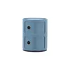 Image de Kartell - Rangement Componibili - Bleu - ABS - Designer Anna Castelli Ferrieri