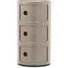 Image de Kartell - Rangement Componibili - Gris - ABS - Designer Anna Castelli Ferrieri