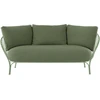 Image de Kartell - Canapé de jardin rembourré HiRay - Vert - Flocon de polyester - Designer Ludovica & Roberto Palomba