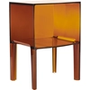 Image de Kartell - Table de chevet Ghost - Orange - PMMA - Designer Philippe STARCK with Eugeni QUITLLET