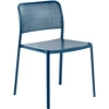 Image de Kartell - Chaise empilable Audrey - Bleu - Aluminium peint - Designer Piero Lissoni