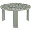 Image de Kartell - Table basse T-Table - Vert - PMMA soft touch - Designer Patricia Urquiola