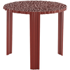 Image de Kartell - Table basse T-Table - Rouge - PMMA soft touch - Designer Patricia Urquiola
