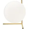 Image de Flos - Lampe de table IC - Or - Laiton brossé - Designer Michael Anastassiades