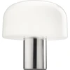 Image de Flos - Lampe de table Bellhop - Argent - Verre opalin triplex - Designer Jay Osgerby