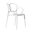 Image de Driade - Fauteuil empilable Sissi - Blanc - Polyéthylène - Designer Ludovica & Roberto Palomba