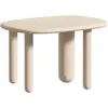 Image de Driade - Table basse Tottori - Beige - Bois massif laqué - Designer Kateryna Sokolova