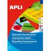 Image de Etiquettes jaunes fluo pour imprimante laser et copieur APLI 2874 99,1 x 67,7 mm - Pochette de 160