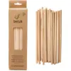 Image de Paille réutilisable Bambou 20cm Ø6mm - Lot de 25