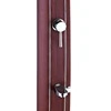 Image de Douche solaire aluminium carrée aspect bois 32 litres