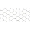 Image de Grillage métalique 0,5 x 25 m - maille 19 x 0,7 mm - structure hexagonale - triple torsion