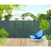 Image de Canisse d'osier synthétique - 1,5 x 3 m - Gris