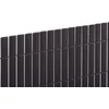 Image de Canisse PVC double face 20mm - Anthracite - 1x3m
