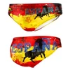 Image de Maillot de bain Turbo Homme Waterpolo Espagne Bull Tag 2015 Rouge L 730163-0099