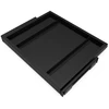 Image de Kit de châssis à glissière avec fermeture souple pour armoires - réglable - module 600mm - Noir texturé