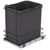 Image de poubelle de recyclage pour montage inférieur et extraction manuelle pour meuble de cuisine Recycle 1x35 litres - Plastique gris