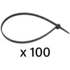 Image de Lot de 100 colliers de serrage nylon Artein Rilsan 2,6x200 mm