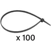 Image de Lot de 100 colliers de serrage nylon Artein Rilsan 3,5x200 mm