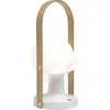 Image de Marset - Lampe sans fil rechargeable Followme - Bois naturel - Contreplaqué de chêne - Designer Inma Bermúdez
