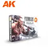 Image de Set de peinture AK Interactive Human Flesh Tones Multicolore TU AK11603