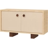 Image de NOBODINOZ - Buffet Heju - Bois naturel - Bois massif d'hévéa - Designer Studio Heju