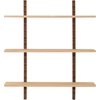 Image de NOBODINOZ - Etagère murale Heju - Bois naturel - Bois massif d'hévéa - Designer Studio Heju