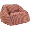 Image de NOBODINOZ - Fauteuil rembourré Ziggy - Rose - Polystyrène expansé