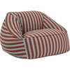 Image de NOBODINOZ - Fauteuil rembourré Ziggy - Rouge - Polystyrène expansé