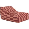 Image de NOBODINOZ - Pouf Vibes - Rouge - Polystyrène expansé