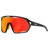 Image de Lunettes de cyclisme Eassun Paradiso. Monture Noir Mat/Lentille Rouge Revo Taille unique 94000