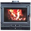 Image de Poêle à bois - modèle AURORA 70 VENT - 10,4 kW - jusqu'à 225 m³ - H.65 x l.43 x P.70 cm - Classe énergétique A