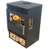 Image de Poêle à bois - 6,8 kW - modèle Pisano Ventilée - jusqu'à 152 m³ - H.83 x l.56 x P.50 cm - Classe énergétique A