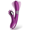 Image de Vibro Rabbit ROTATING DOUBLE 10 x 3.5cm Violet