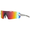 Image de Lunettes de soleil de running Easun Marathon Silver chrome/rouge revo Taille unique 04500
