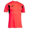 Image de T-shirt de Football Joma Winner III Homme/Enfant Corail Fluo Noir XL 103150.041