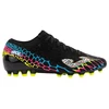 Image de football Joma Bottes de gazon artificiel Gol 2401 noir jaune fluorescent 42 GOLW2401AG