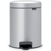 Image de Poubelle NewIcon Brabantia 5 L gris métal