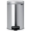 Image de Poubelle NewIcon Brabantia 12 L gris brossé mat