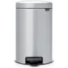 Image de Poubelle NewIcon Brabantia 12 L gris métal
