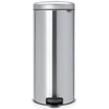 Image de Poubelle NewIcon Brabantia 30 L gris brossé mat