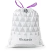 Image de Brabantia Sac poubelle 10/12L blanc à liens coulissants - Rouleau de 20