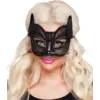 Image de Loup de Chat noir en Dentelle avec Moustaches