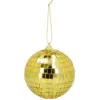 Image de Boule à facettes dorée ø8cm - Lot de 6