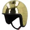 Image de Casque Boule Disco Or   Accessoire Soirée Rétro