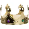 Image de Couronne Roi Enfant Dorée   Pierres Multicolores