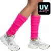 Image de Jambières Fluo Rose UV   Accessoire Disco Années 80