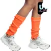 Image de Jambières Fluo Orange UV   Accessoire Disco Années 80