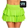 Image de Mini Jupe Volants Vert Fluo UV   Style Années 80 et Festival