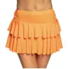 Image de Mini Jupe Volants Orange Fluo   Style Années 80 et Festival